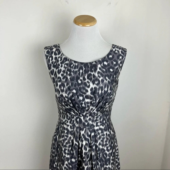 Kate Spade Deanna Cheetah Silk Sheath Pocket Dress - Picture 4 of 10